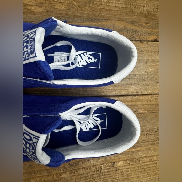 New Vans Blue Sports Low Suede Shoes Men’s 6.5 Women’s 8 - Picture 4 of 7